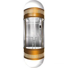 Ascenseur de tourisme avec acier inoxydable